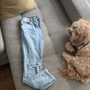 Ksubi x Barney’s slim pin distressed jean size 26